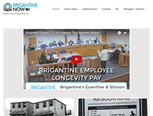 Tablet Screenshot of brigantinenow.com